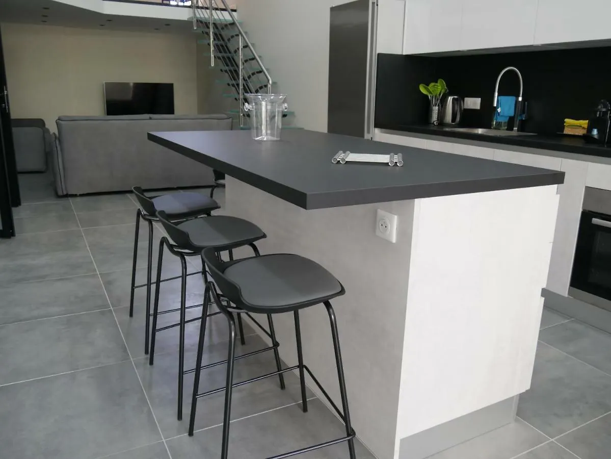 Appartement GRAND LOFT chic et moderne, déco industrielle à Beausoleil